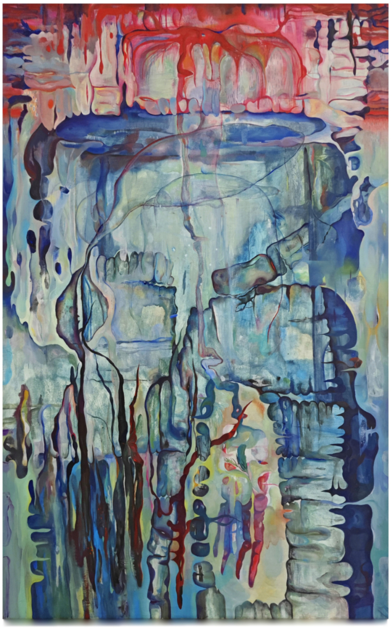 A question 1, 2024, Oil on canvas, 160x114cm